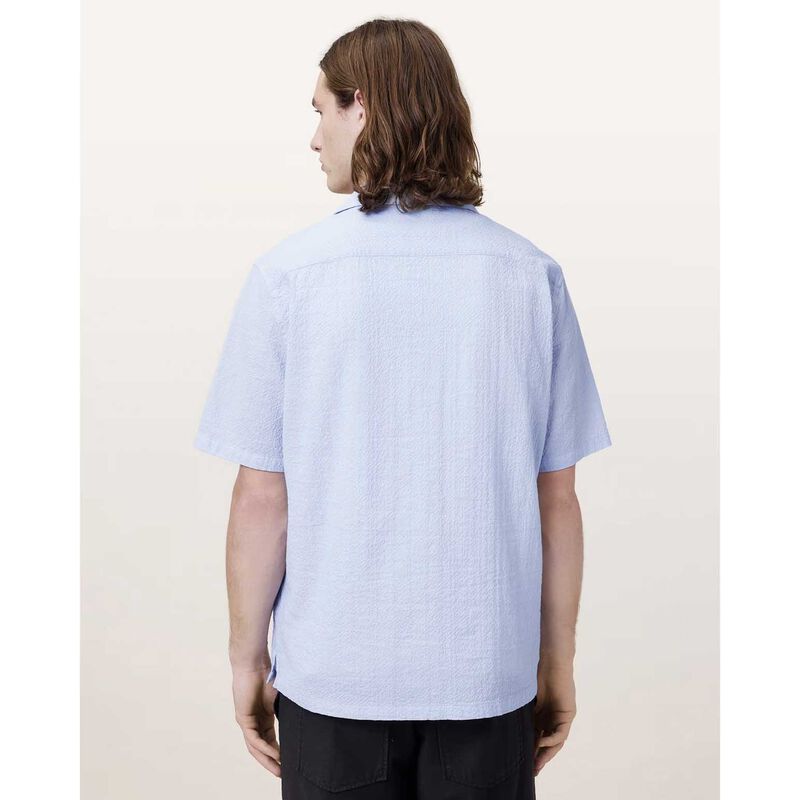 AllSaints Valmer Relaxed Fit Ramskull Shirt image number 1